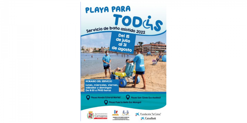 Service de baignade assistée sur les plages de Los Alcázares