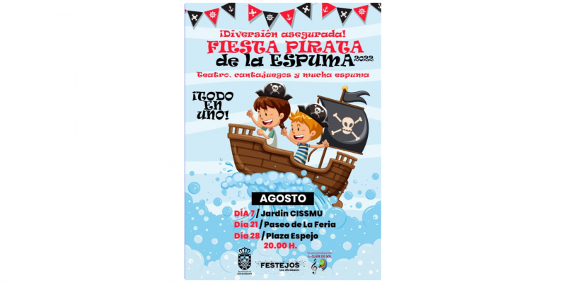 Fiesta pirata de la espuma